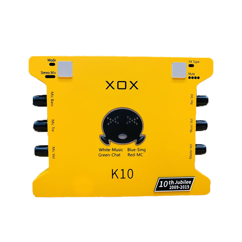 Sound card XOX K10 Jubilee livestream