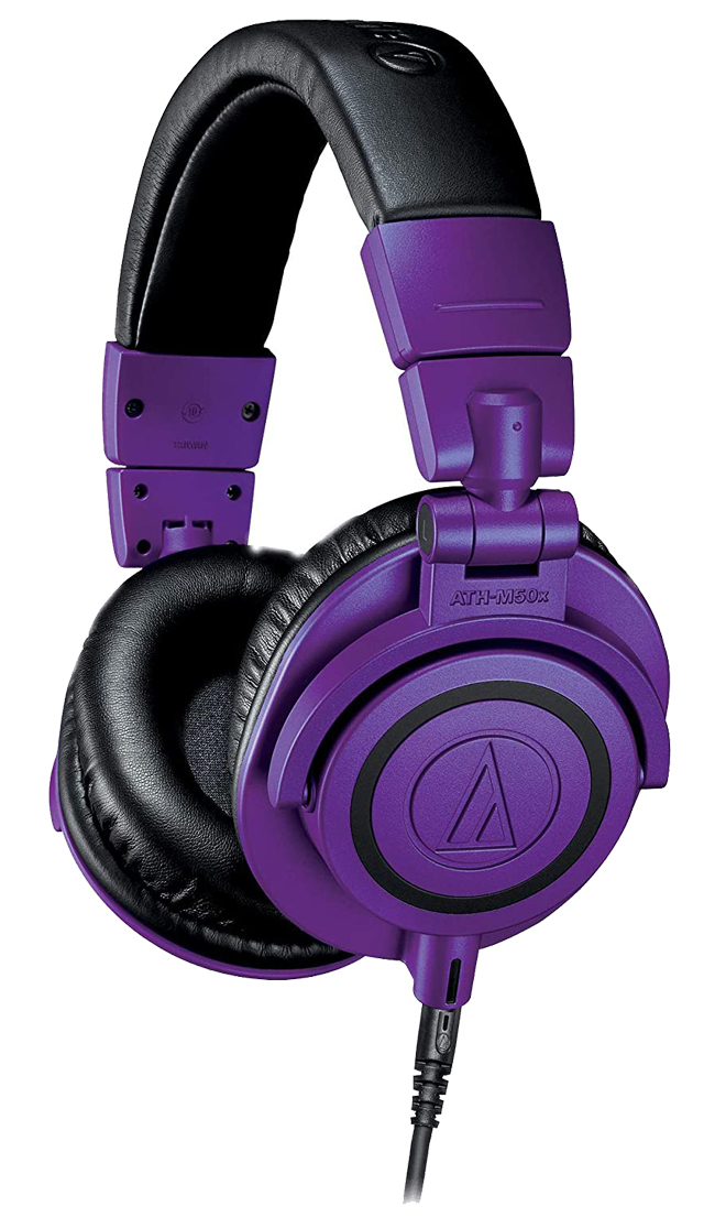 Audio Technica ATH-M50XPB Limited Edition Purple (Tai Nghe Kiểm Âm Phiên Bản Giới Hạn Màu Tím)