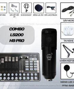 Bộ Micro NM-LS200 Và Sound Card H9
