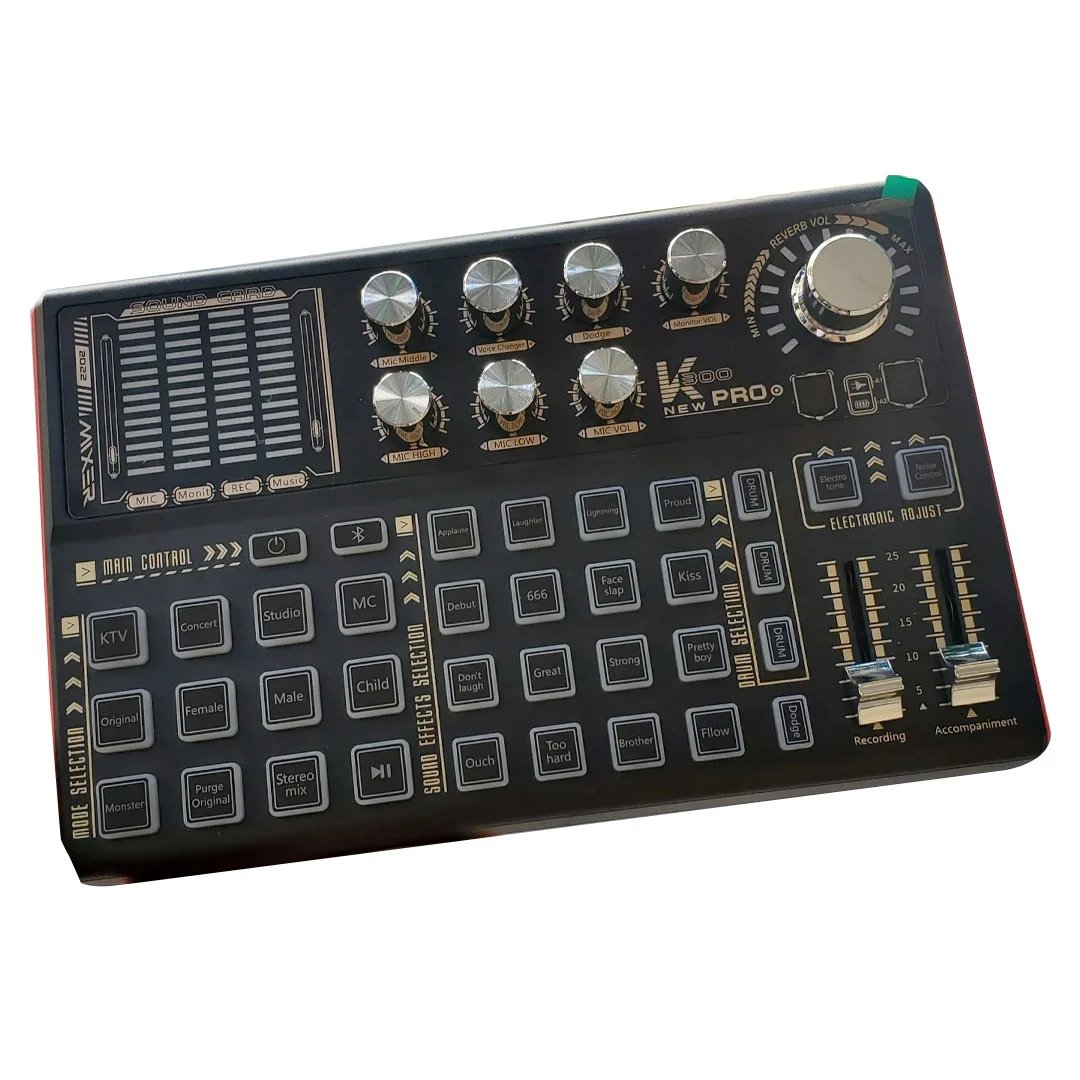 Soundcard K300 PRO Bản Nâng Cấp - Sound card livestream có hiệu ứng